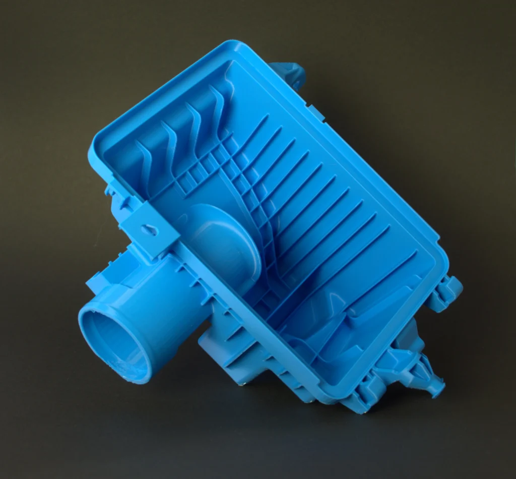 Luftfilterkasten bzw. technisches Kunststoff-Geh&auml;use als funktionaler Prototyp, gefertigt im 3D-Druck aus PLA von MurDruck 3D in Graz.